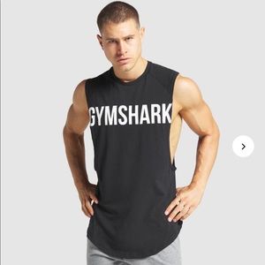 Gymshark Men’s Bold Drop Black Logo Tank